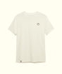 Plain white tee with a small mascot logo on the front, perfect for casual wear. Sun Bum