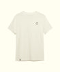 Plain white tee with a small mascot logo on the front, perfect for casual wear. Sun Bum