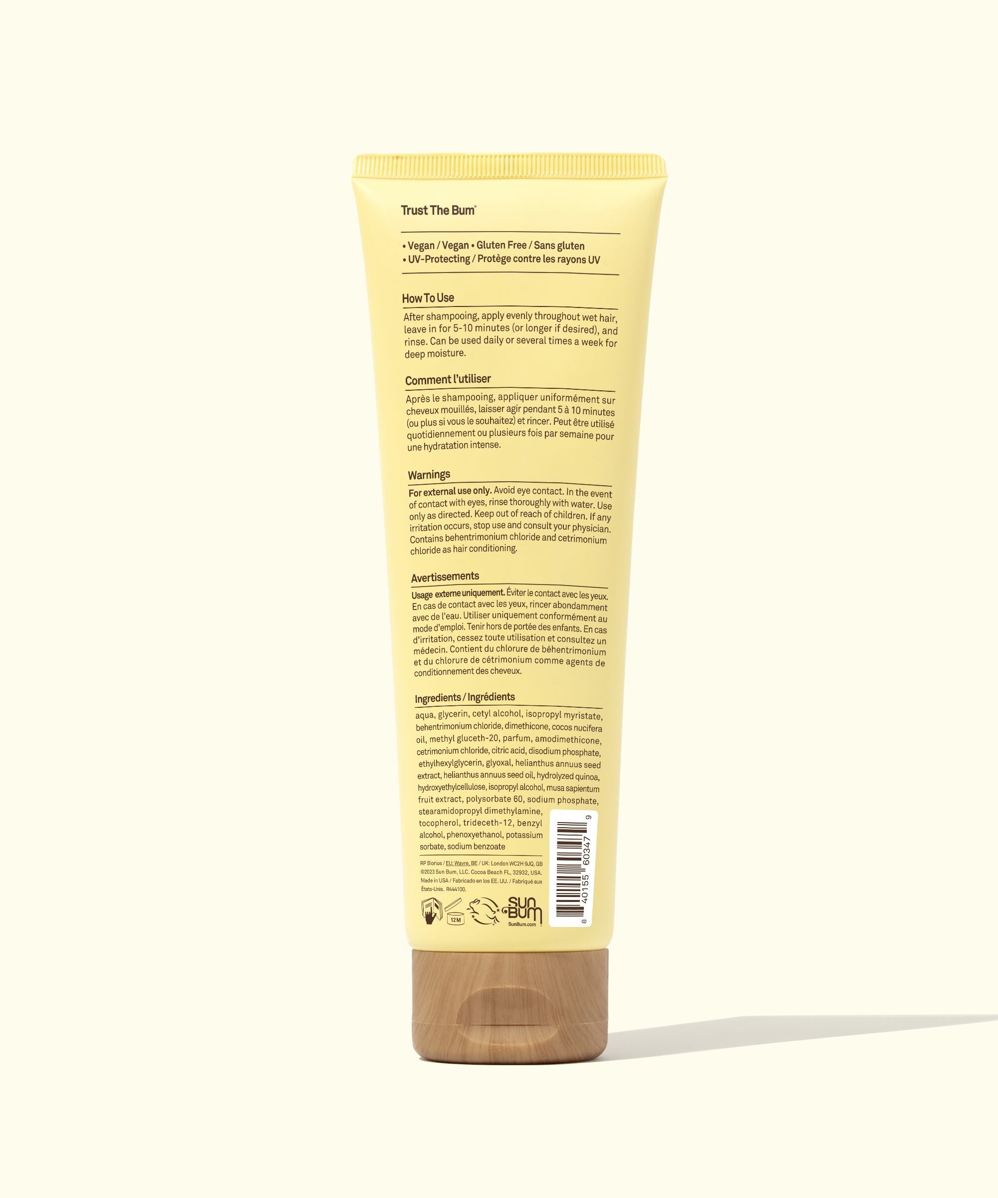 Revitalizing Hair Mask with coconut, sunflower, and banana oils for deep conditioning - Revitalizing Collection - Sun Bum