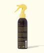 Spray bottle with yellow nozzle on a white background