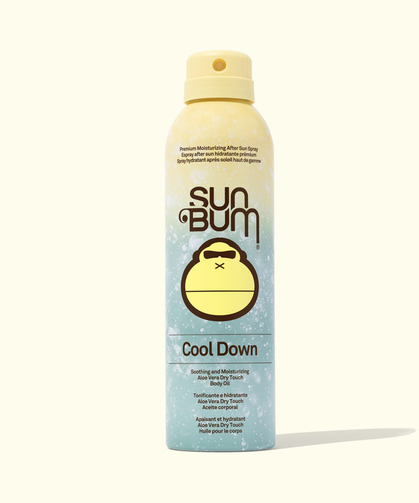 Sun Bum Cool Down spray bottle on a white background