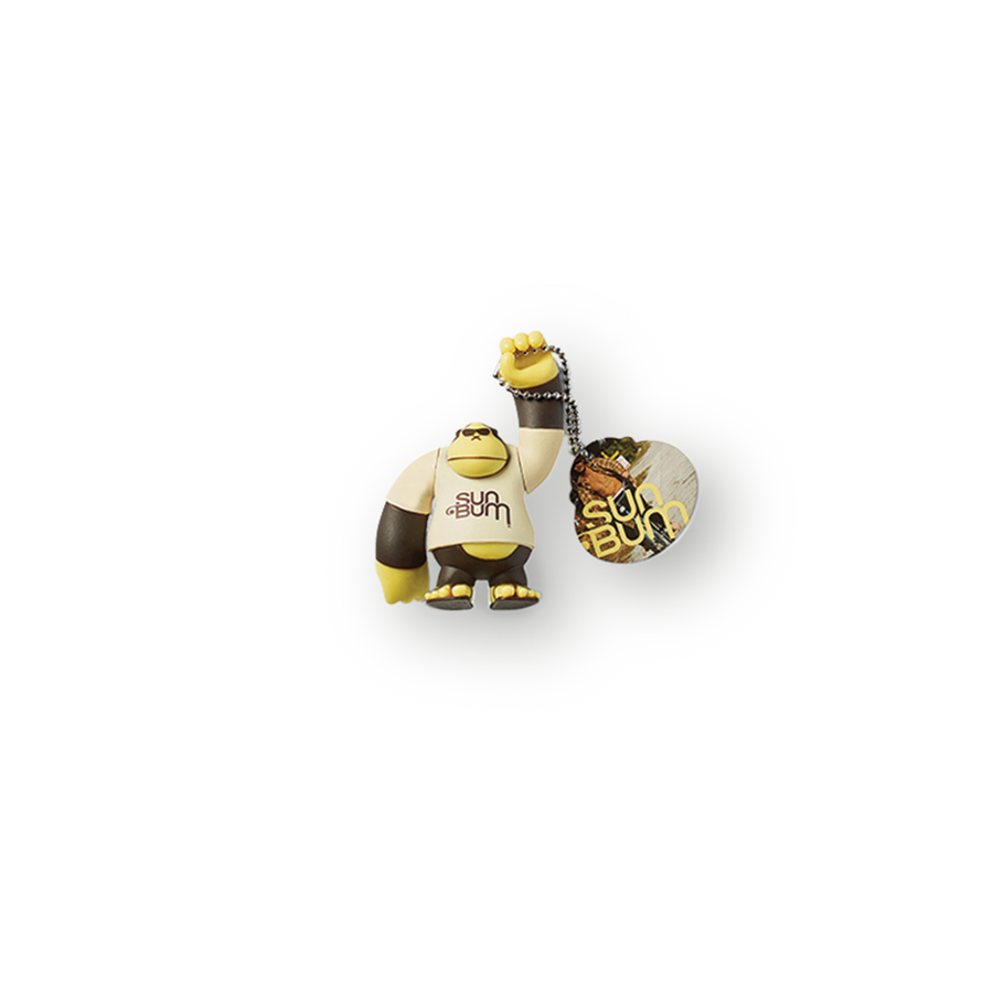 Lucky Bum Figure Keychain