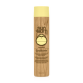 A bottle of Sun Bum Revitalizing Conditioner with a beige label featuring the brand's logo and the text 'NEW DELICAMUM'. The bottle is tall and slender with a wooden appearance.